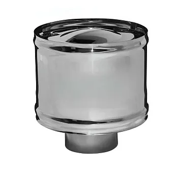 Зонт-К Феррум с ветрозащитой (430/0,5 мм) Ф300 (нерж) 