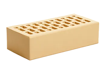 Кирпич керамический пустотелый одинарный (Ваниль) (250*120*65)