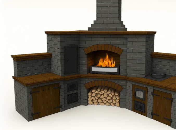 Стройте печи, камины, барбекю с нами!