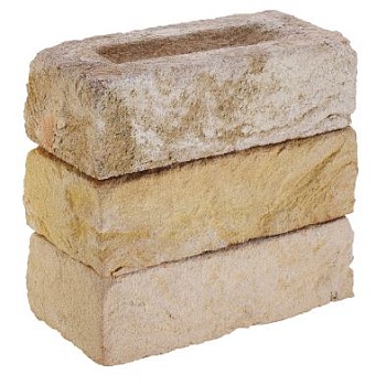 Кирпич полнотелый прямой Глебово ручная формовка (W106) (неотобранный)