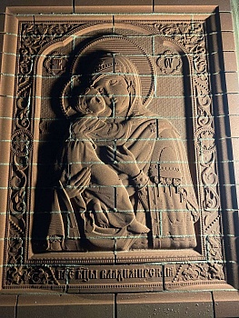 Панно из кирпича "Икона" 750*980