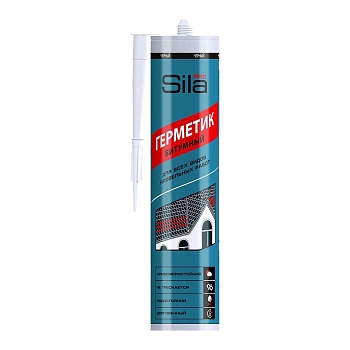 Герметик для крыши битумный Sila PRO Max Sealant  280 мл.