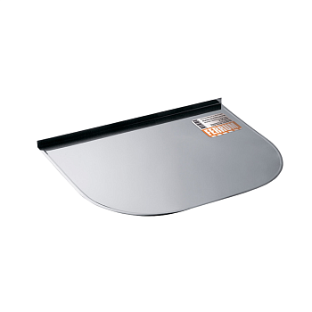 Предтопочный лист Феррум нержавеющий (430/0,5 мм), 480х600мм полукруглый